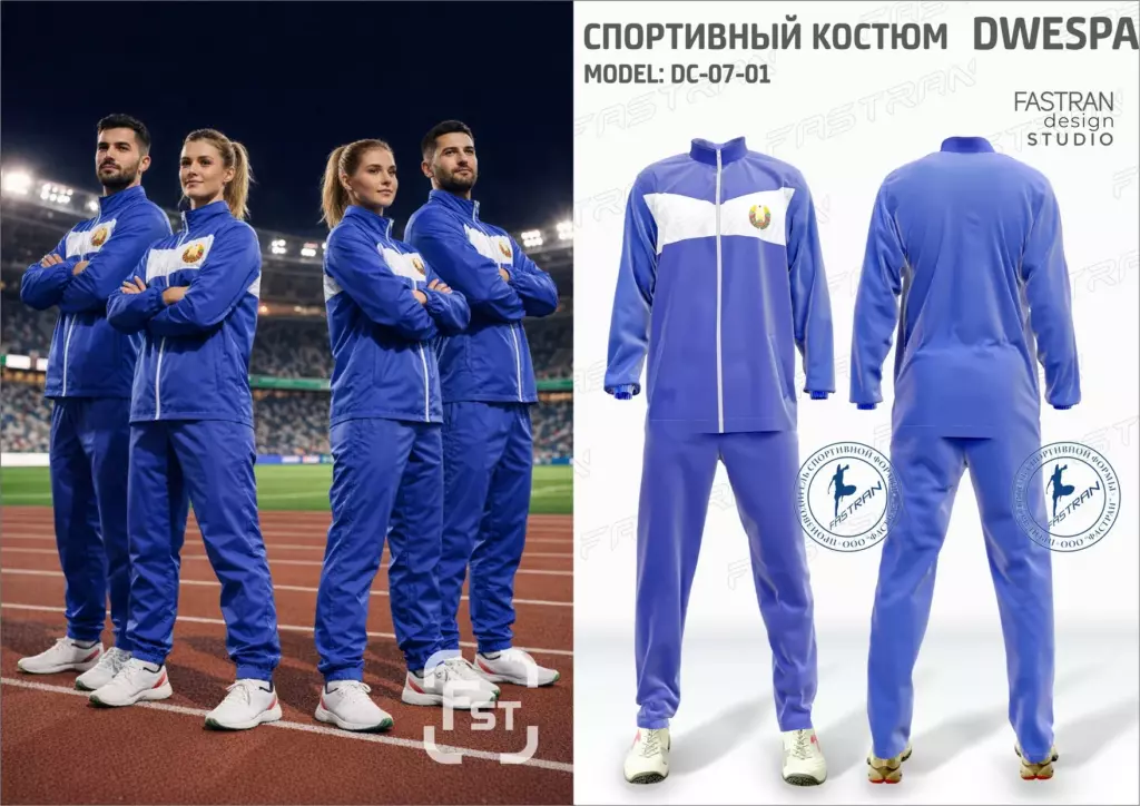 Ветрозащитный однотонный костюм модель DC-07-01