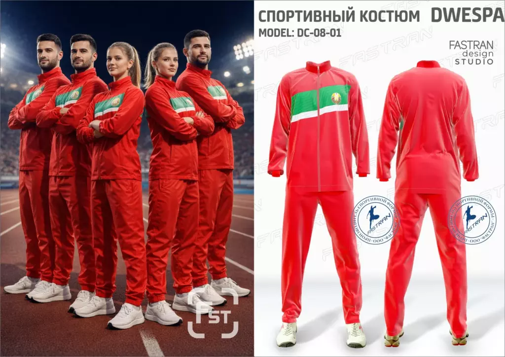 Ветрозащитный однотонный костюм модель DC-08-01